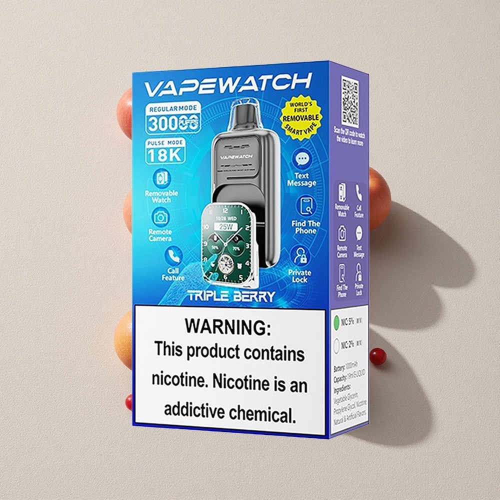 Triple Berry JNR VapeWatch 30000 Puffs Disposable Vape