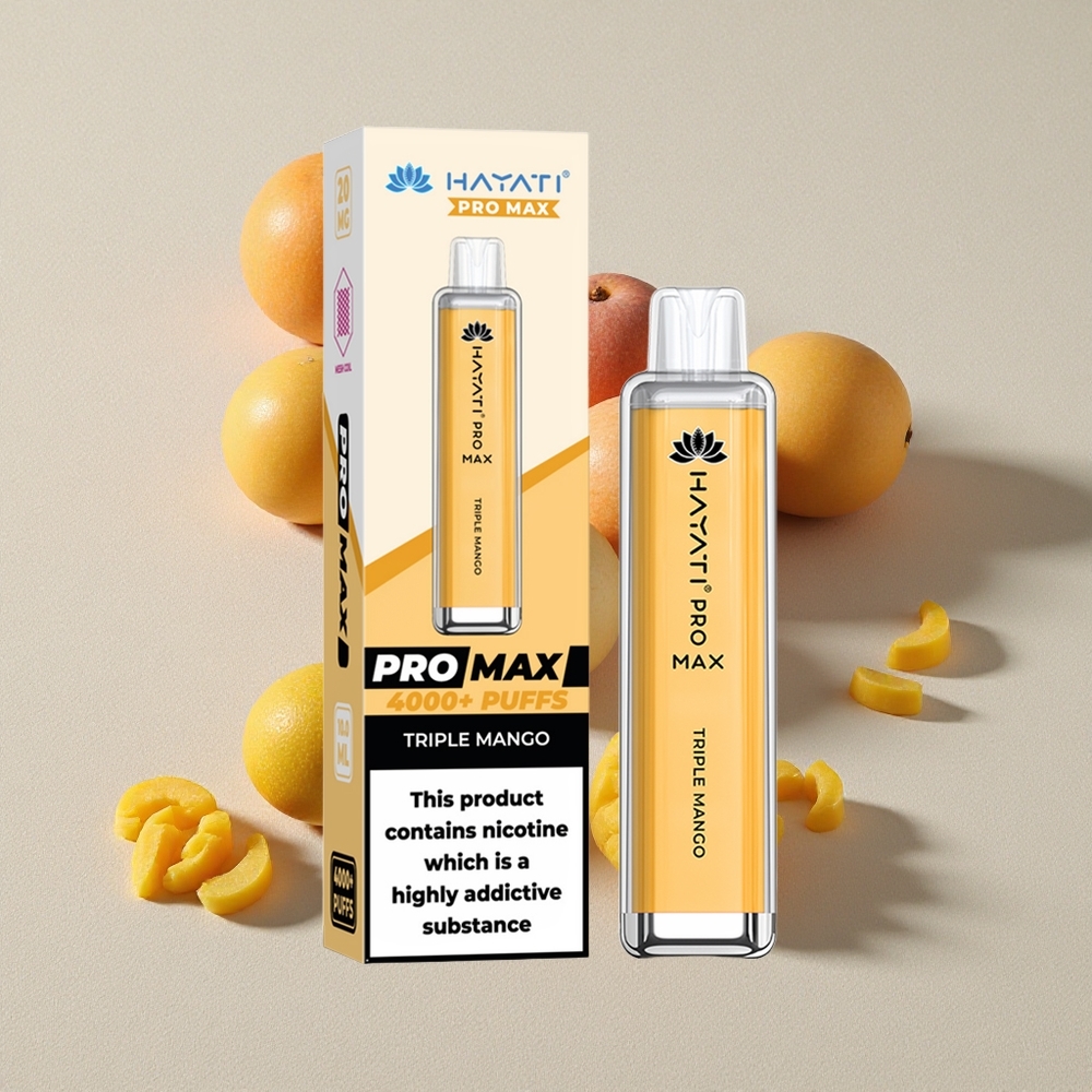 Triple Mango Hayati Pro Max 4000 Puffs Rechargeable Disposable Vape