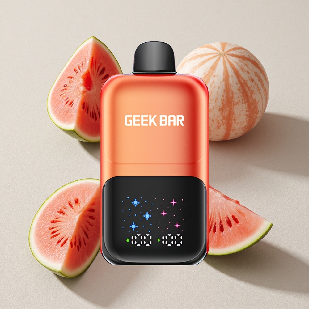 Watermelon Bubble Gum Ice GEEK BAR 2GO 50000 Puffs Dual Tanks Disposable Vape Pen