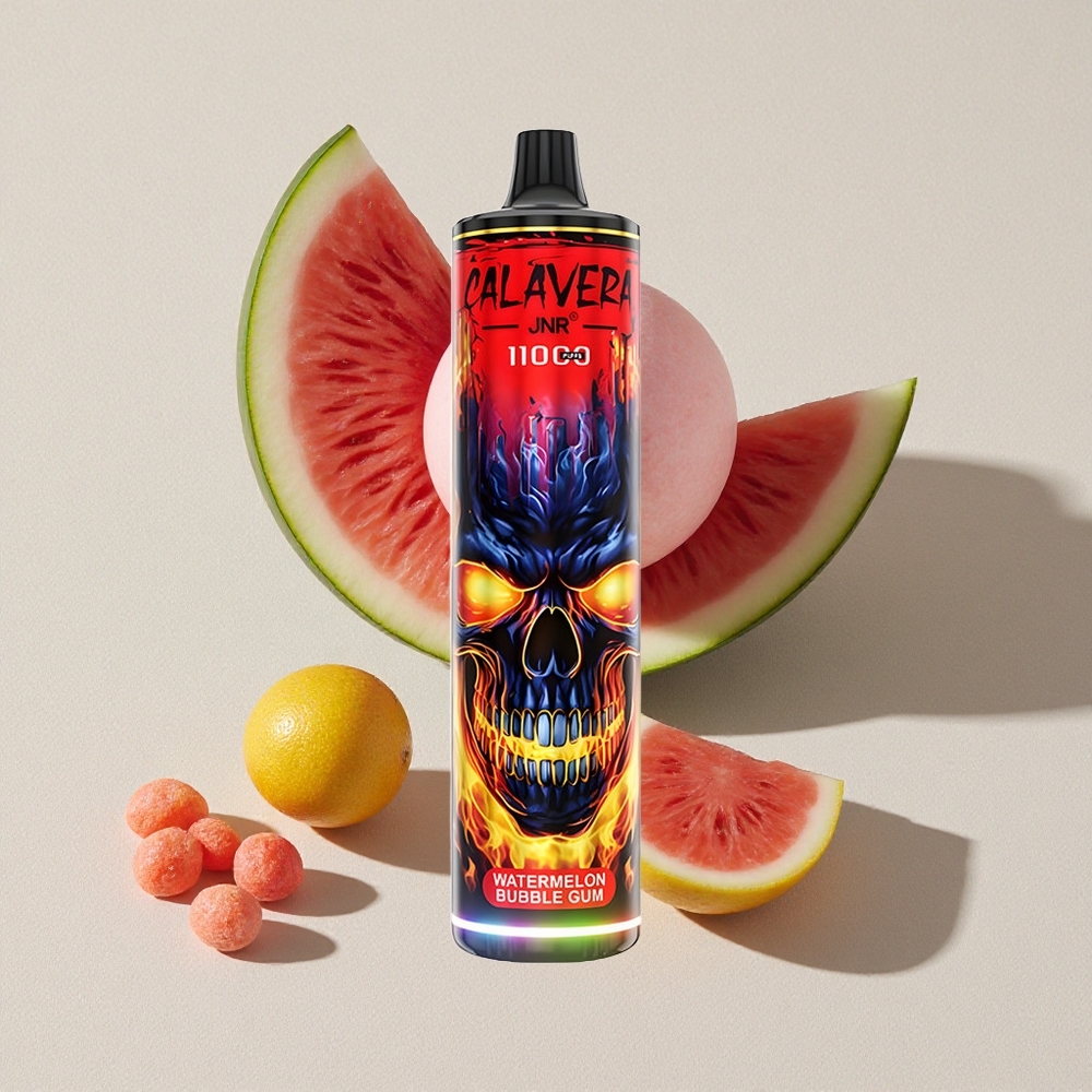 Watermelon Bubble Gum JNR Calavera 11000 Puffs Disposable Vape