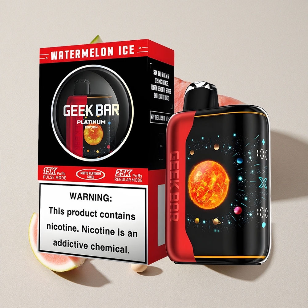 Watermelon Ice GEEK BAR Platinum 25000 Puffs Disposable Vape