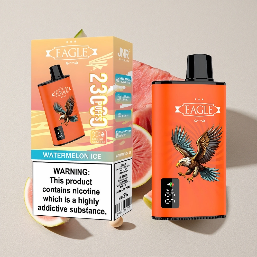 Watermelon Ice JNR EAGLE Smart 23000 Puffs Disposable Vape with Digital Screen