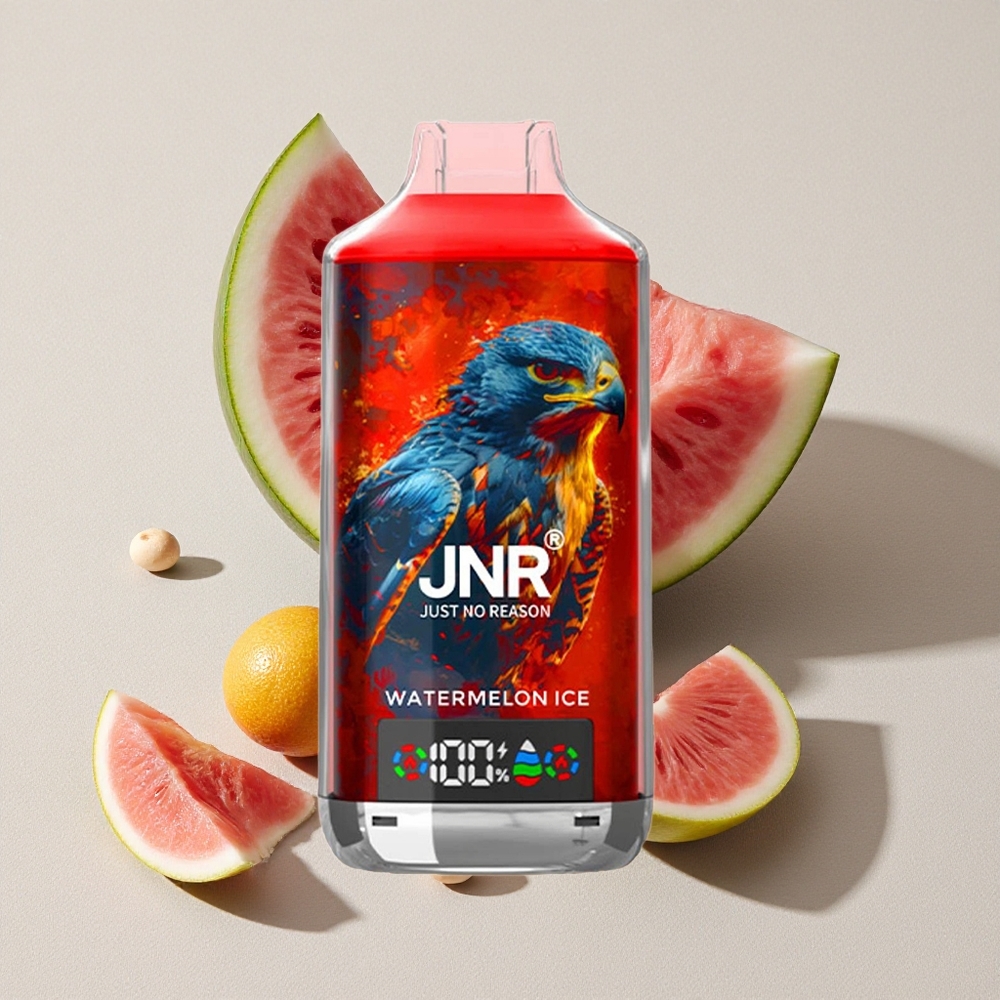 Watermelon Ice JNR Falcon X 18000 Puffs Disposable Vape with Digital Display