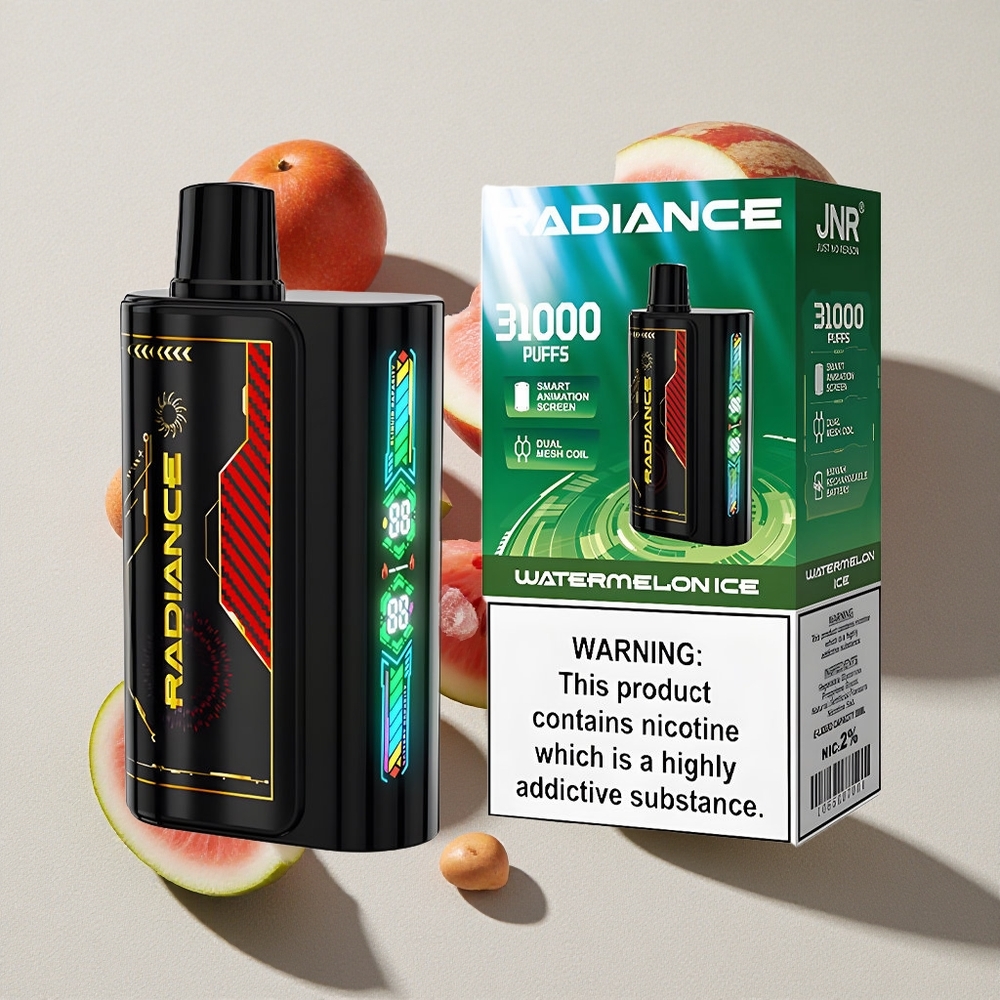 Watermelon Ice JNR Radiance 31000 Puffs Rechargeable Disposable Vape