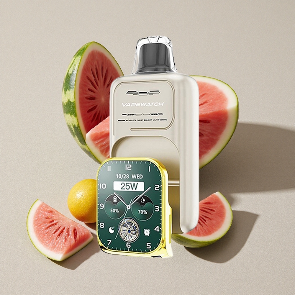 Watermelon Ice JNR VapeWatch 30000 Puffs Dual Mesh Coil