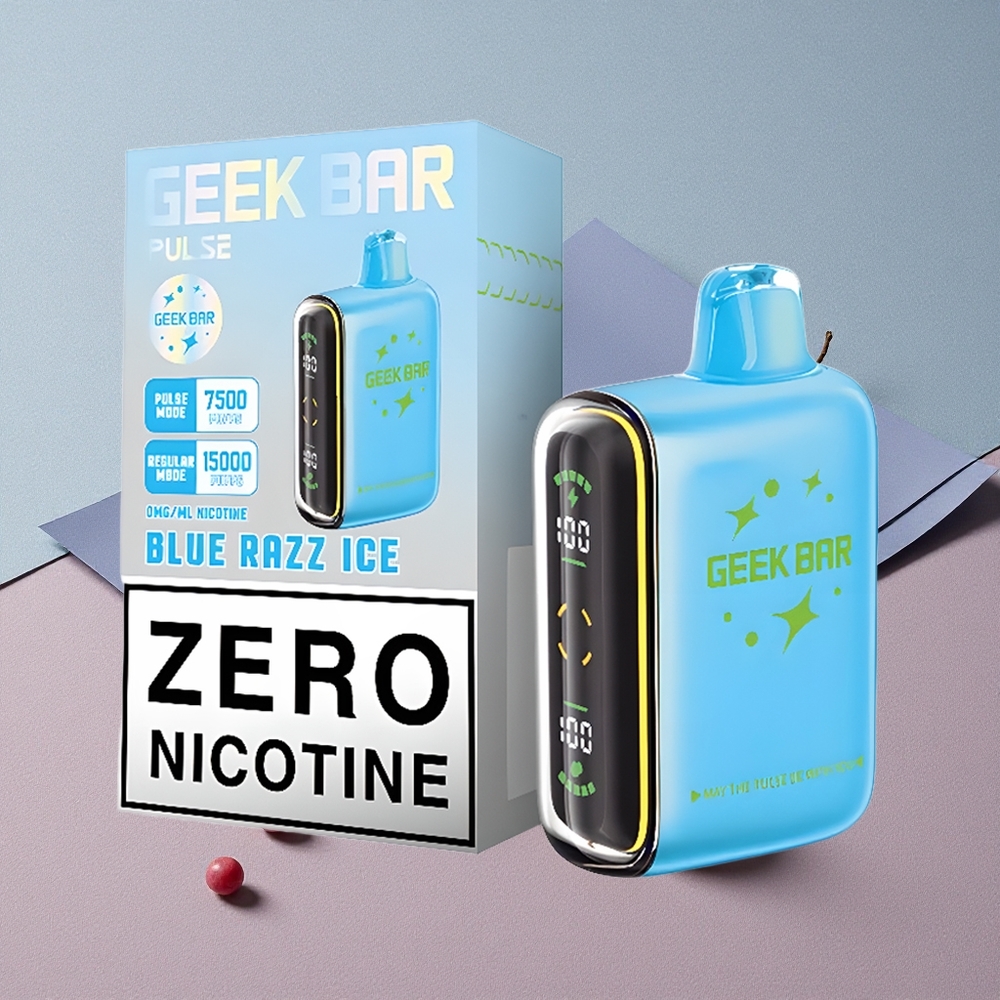 Zero Nicotine GEEK BAR Pulse 15000 Puffs Disposable Vape