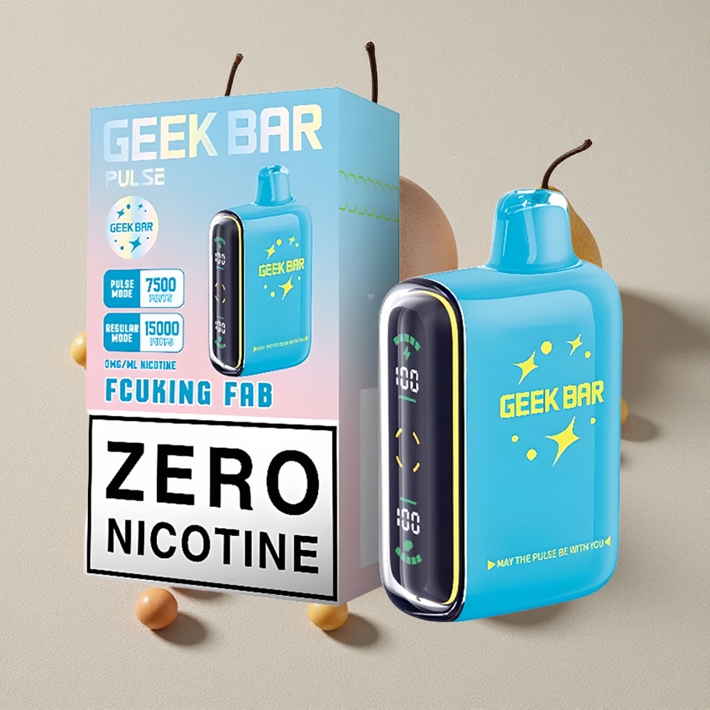 Zero Nicotine GEEK BAR Pulse 15000 Puffs Disposable Vape