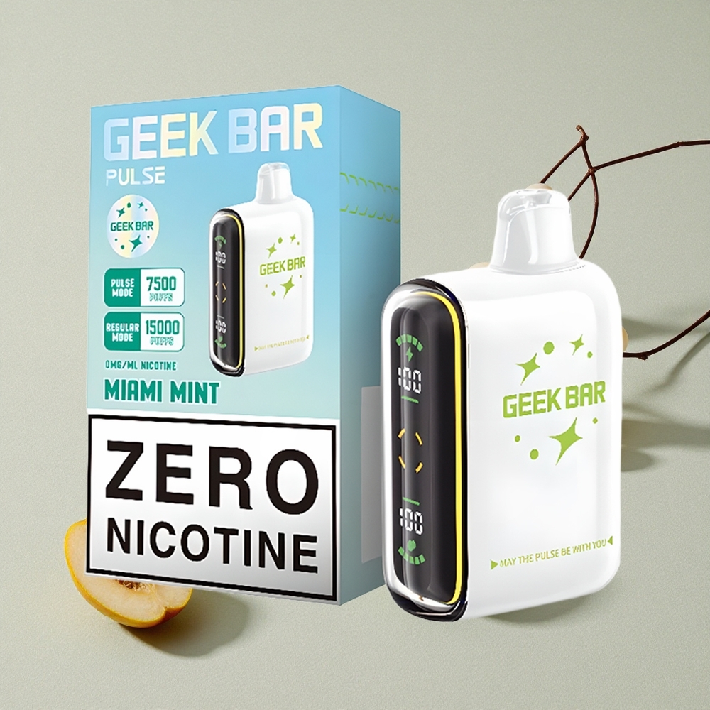 Zero Nicotine GEEK BAR Pulse 15000 Puffs Disposable Vape