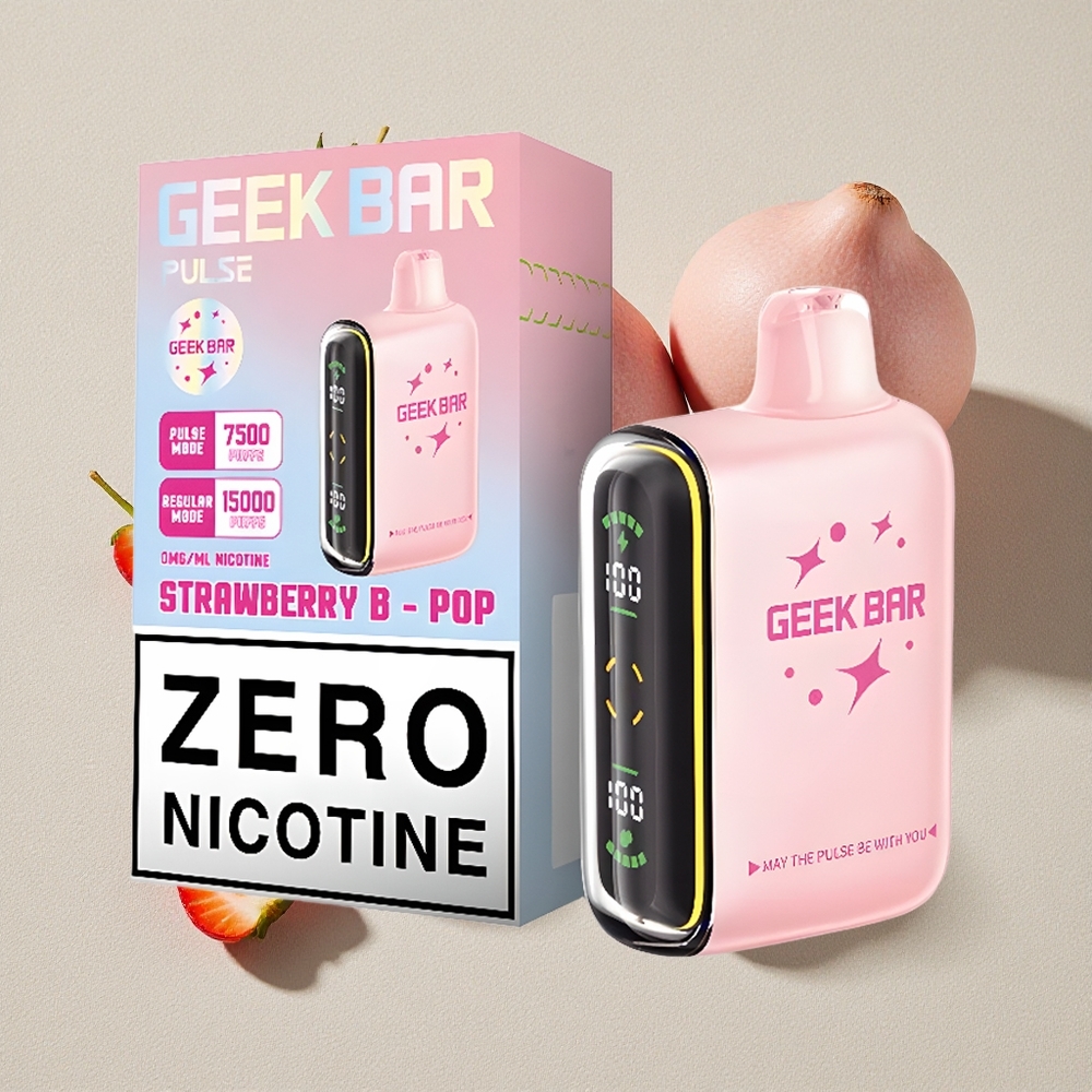 Zero Nicotine GEEK BAR Pulse 15000 Puffs Disposable Vape