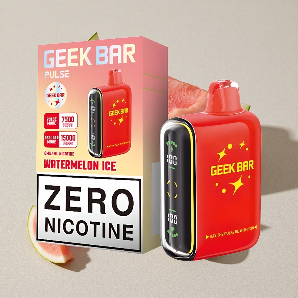 Zero Nicotine GEEK BAR Pulse 15000 Puffs Disposable Vape
