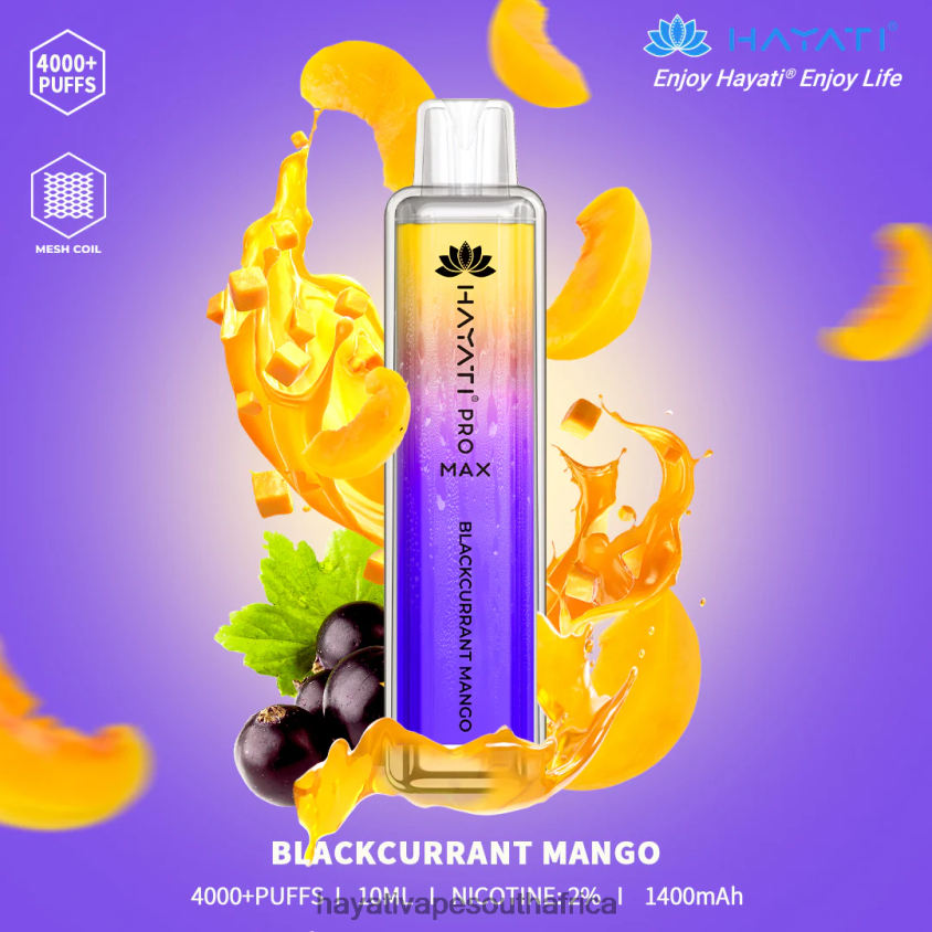 Hayati Cape Town - Hayati Pro Max Disposable Blackcurrant Mango 46222V92