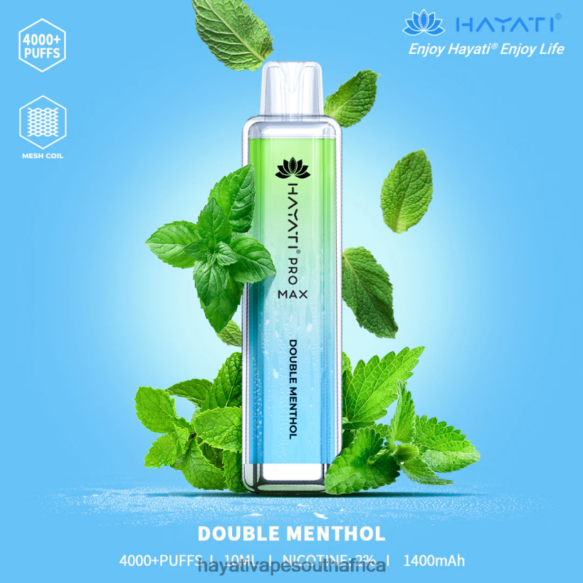 Hayati Cape Town - Hayati Pro Max Disposable Double Menthol 46222V102