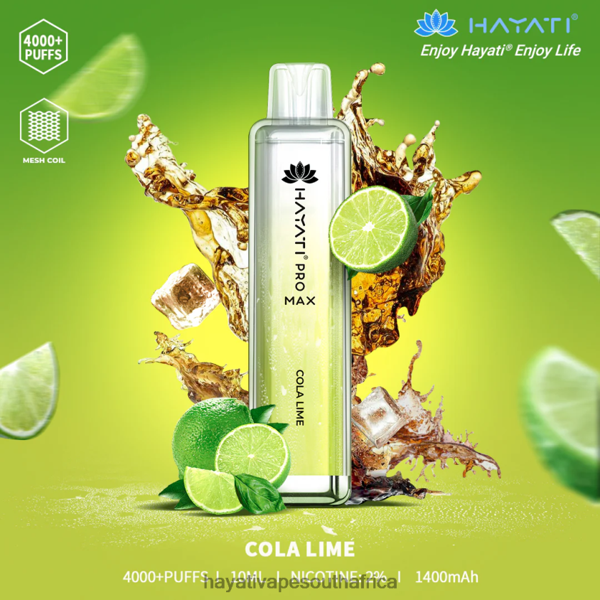 Hayati South Africa - Hayati Pro Max Disposable Cola Lime 46222V101