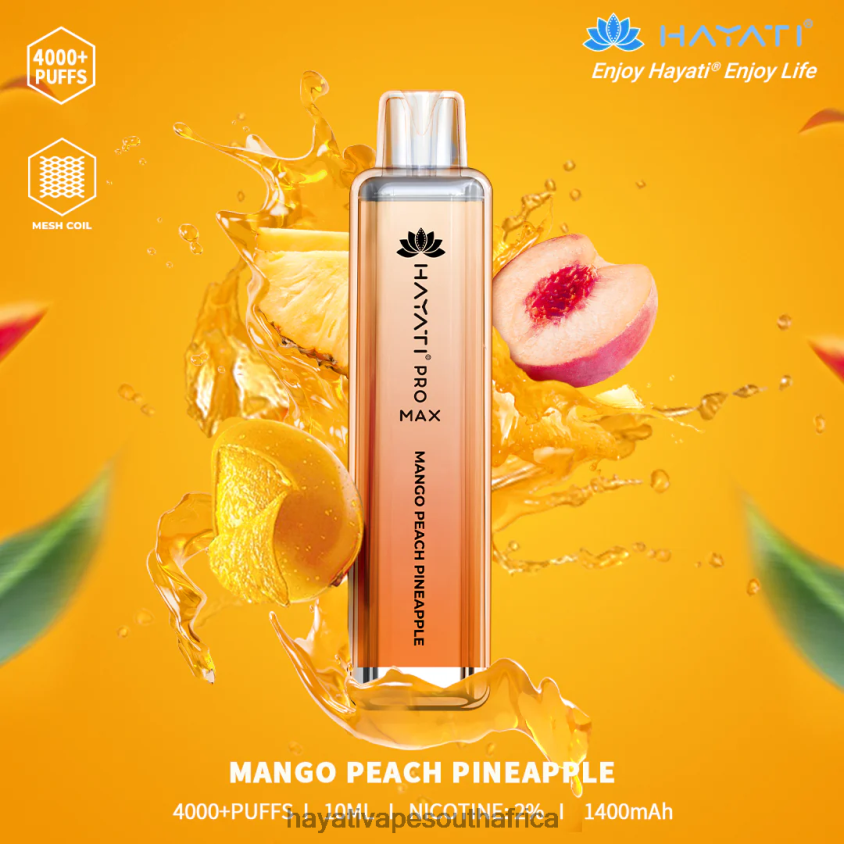 Hayati South Africa - Hayati Pro Max Disposable Mango Peach Pineapple 46222V111