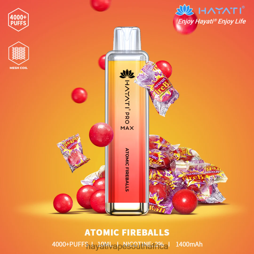 Hayati Store South Africa - Hayati Pro Max Disposable Atomic Fireball 46222V89