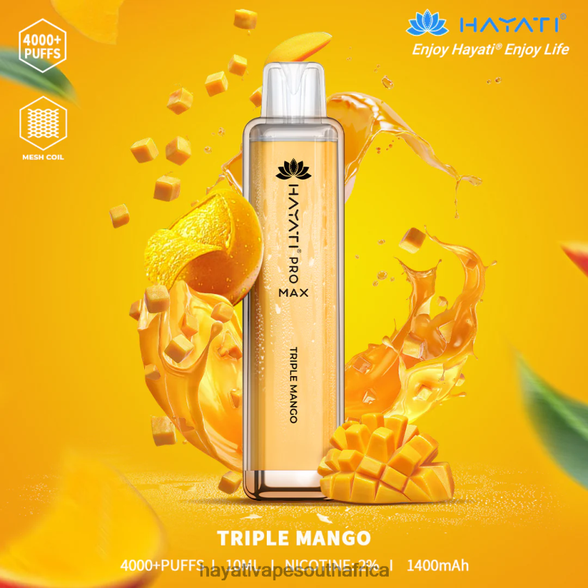 Hayati Vape Liquid - Hayati Pro Max Disposable Triple Mango 46222V125