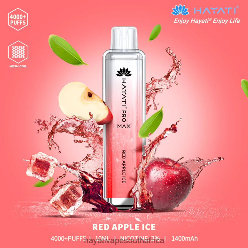 Hayati Vape Near Me - Hayati Pro Max Disposable Red Apple Ice 46222V116