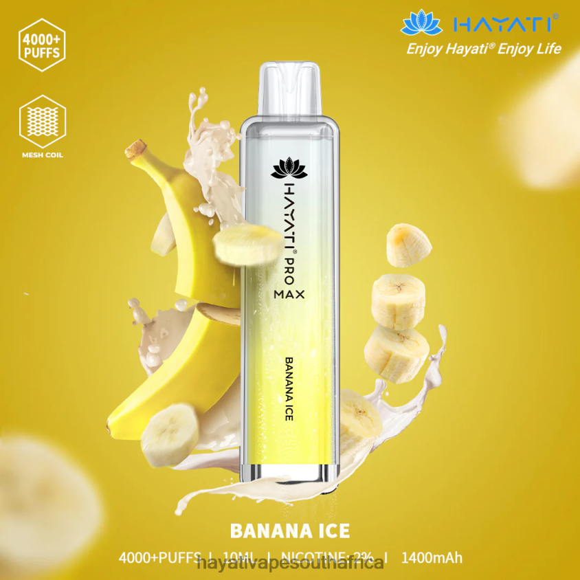 Hayati Vape Price - Hayati Pro Max Disposable Banana Ice 46222V90
