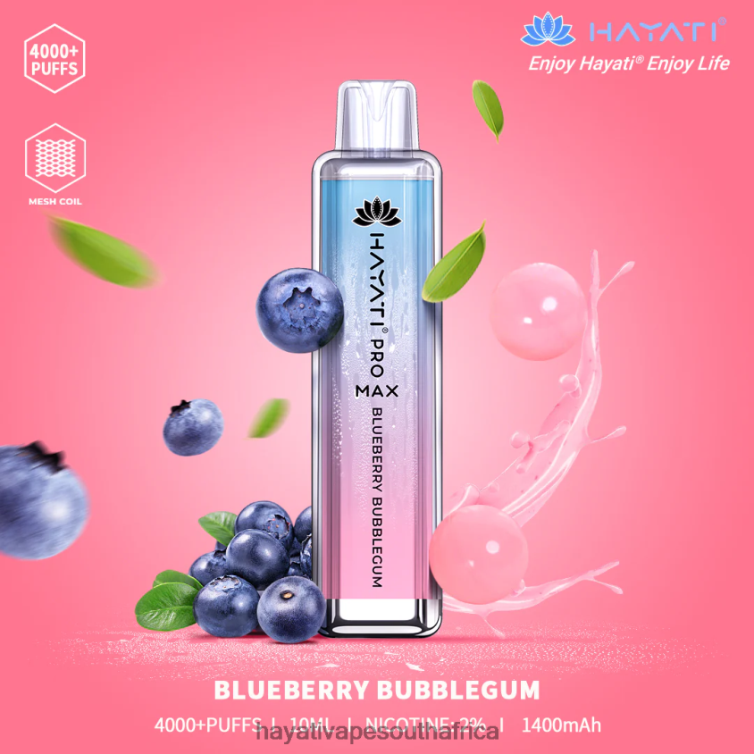 Hayati Vape Review - Hayati Pro Max Disposable Blueberry Bubblegum 46222V137