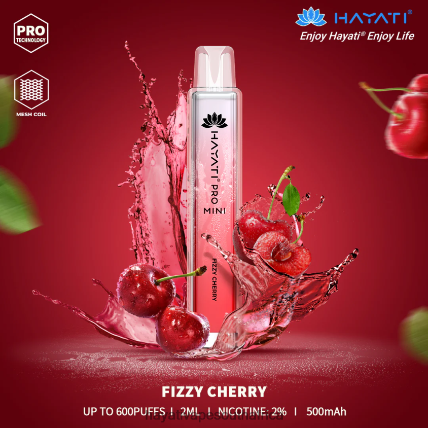 Hayati Store South Africa - Hayati Pro Mini Disposable Fizzy Cherry 46222V9