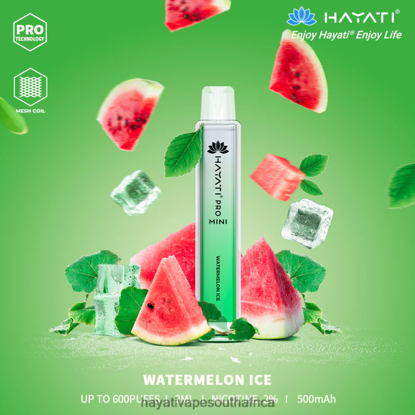 Hayati Vape Flavours - Hayati Pro Mini Disposable Watermelon Ice 46222V24