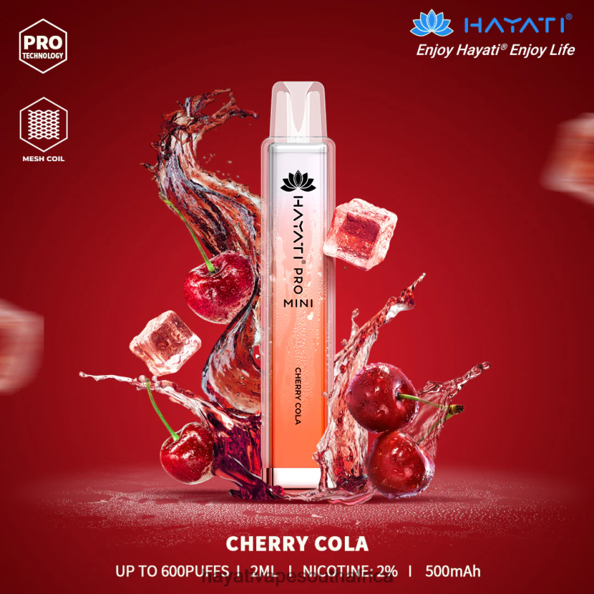 Hayati Vape Review - Hayati Pro Mini Disposable Cherry Cola 46222V7
