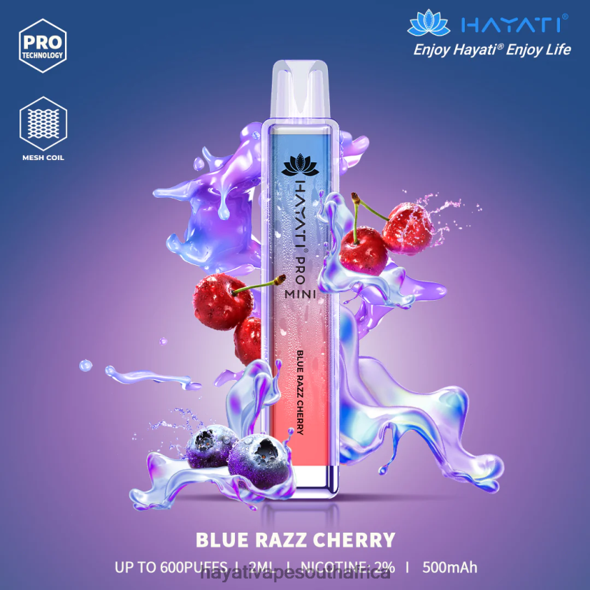 Hayati Vape South Africa - Hayati Pro Mini Disposable Blue Razz Cherry 46222V3