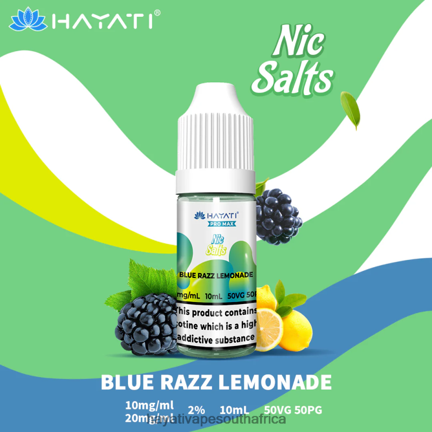 Hayati Cape Town - Hayati Pro Max Nic Salts Blue Razz Lemonade 46222V232