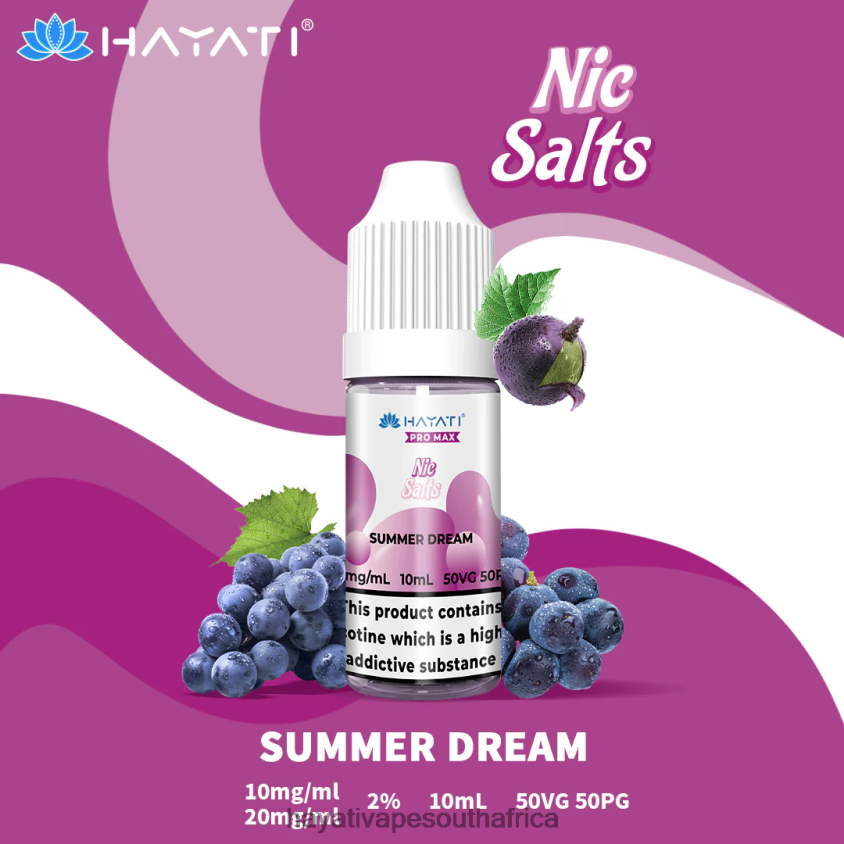 Hayati Vape Near Me - Hayati Pro Max Nic Salts Summer Dream 46222V246