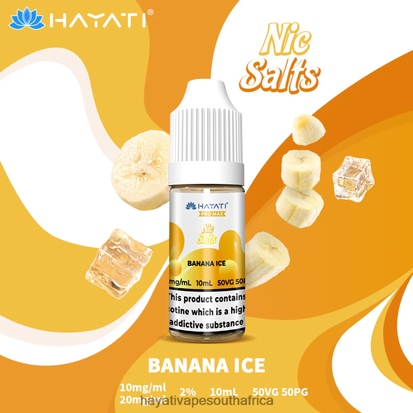 Hayati Vape Price - Hayati Pro Max Nic Salts Banana Ice 46222V230