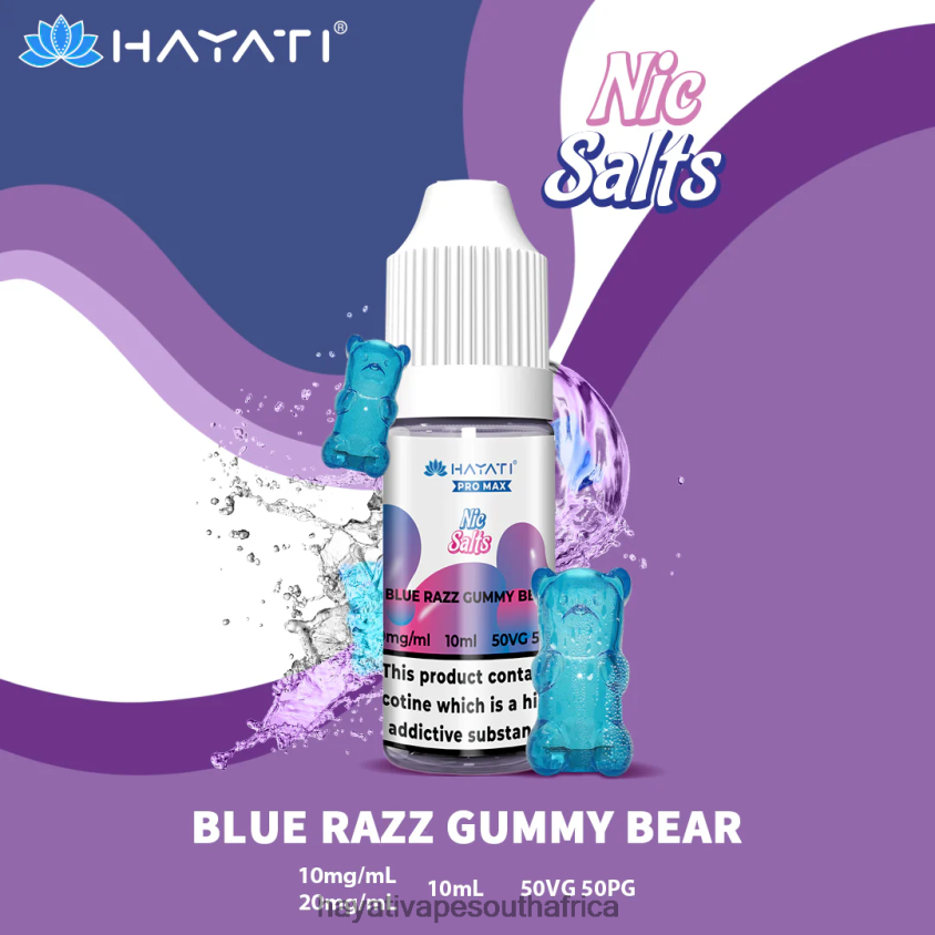Hayati Vape Review - Hayati Pro Max Nic Salts Blue Razz Gummy Bear 46222V247