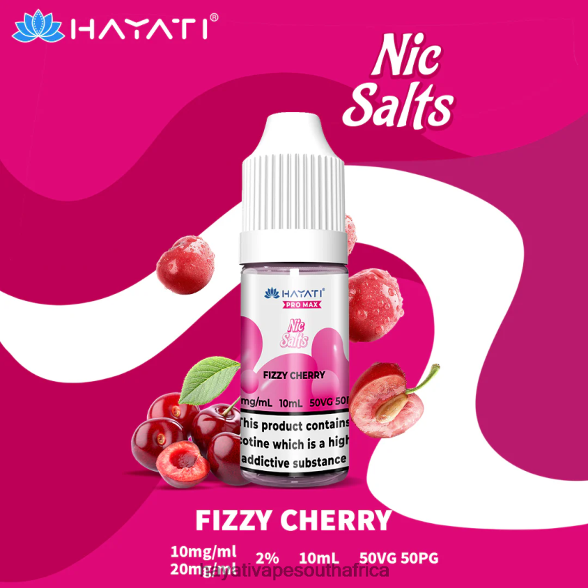 Hayati Vape Shop - Hayati Pro Max Nic Salts Fizzy Cherry 46222V238