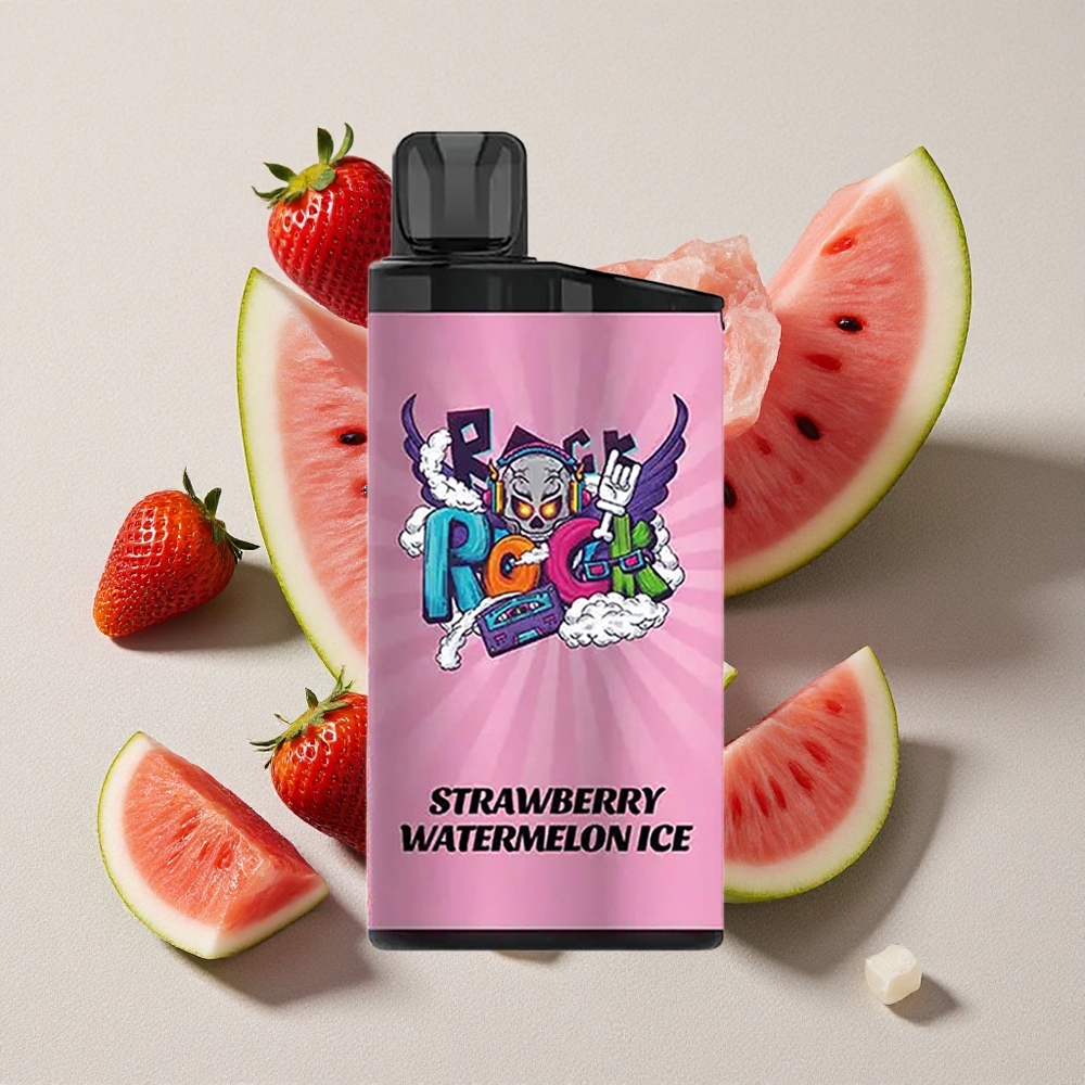 Strawberry Watermelon Ice IGET Bar 3500 Puffs Mesh Coil