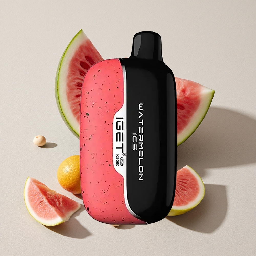 Watermelon Ice IGET Moon K5000 Puffs Disposable Vape