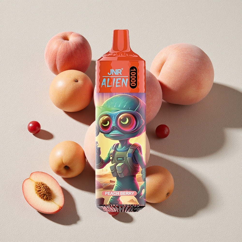 Peach Berry JNR Alien 10000 Puffs RGB LED