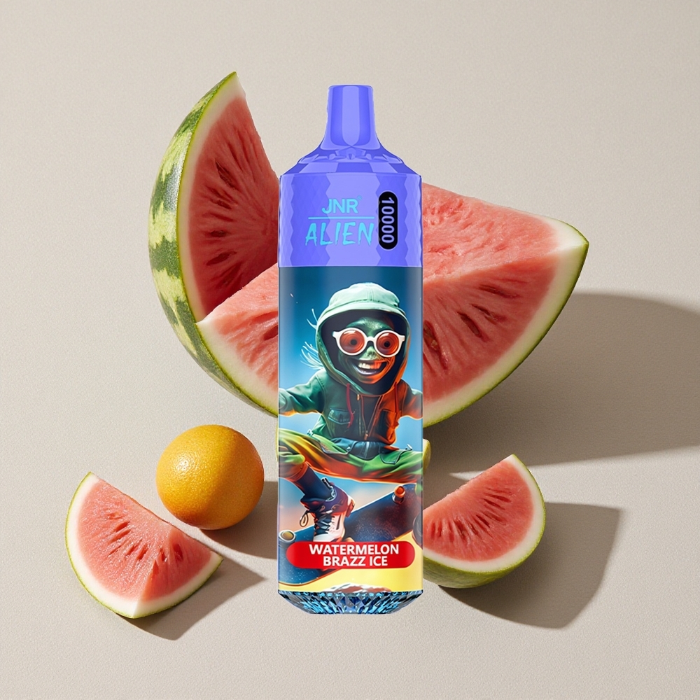 Watermelon Brazz Ice JNR Alien 10000 Puffs with Type-C Quick Charge