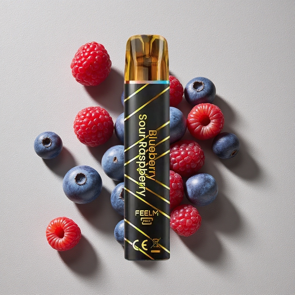 Blueberry Sour Raspberry JNR Black&Golden 800 Puffs Disposable Vape