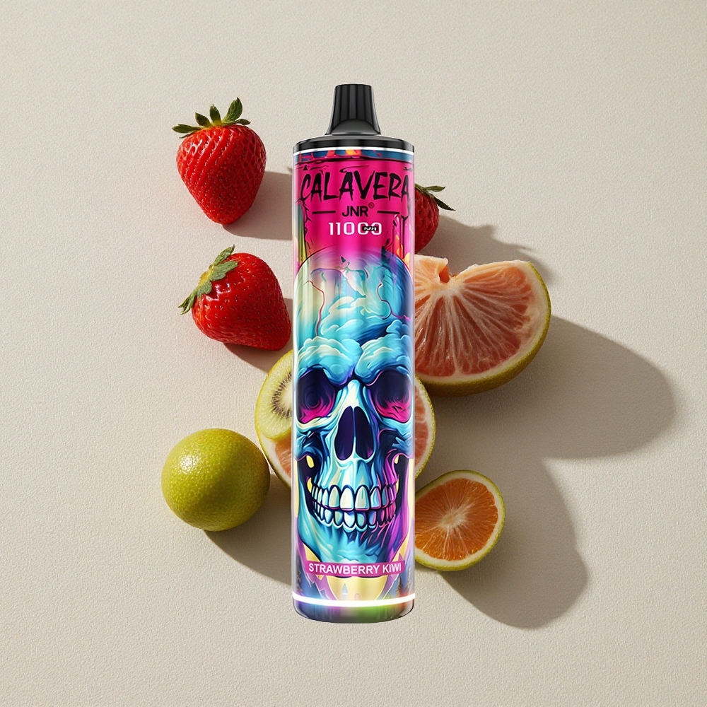 Strawberry Kiwi JNR Calavera 11000 Puffs Disposable Vape with Type-C Charging