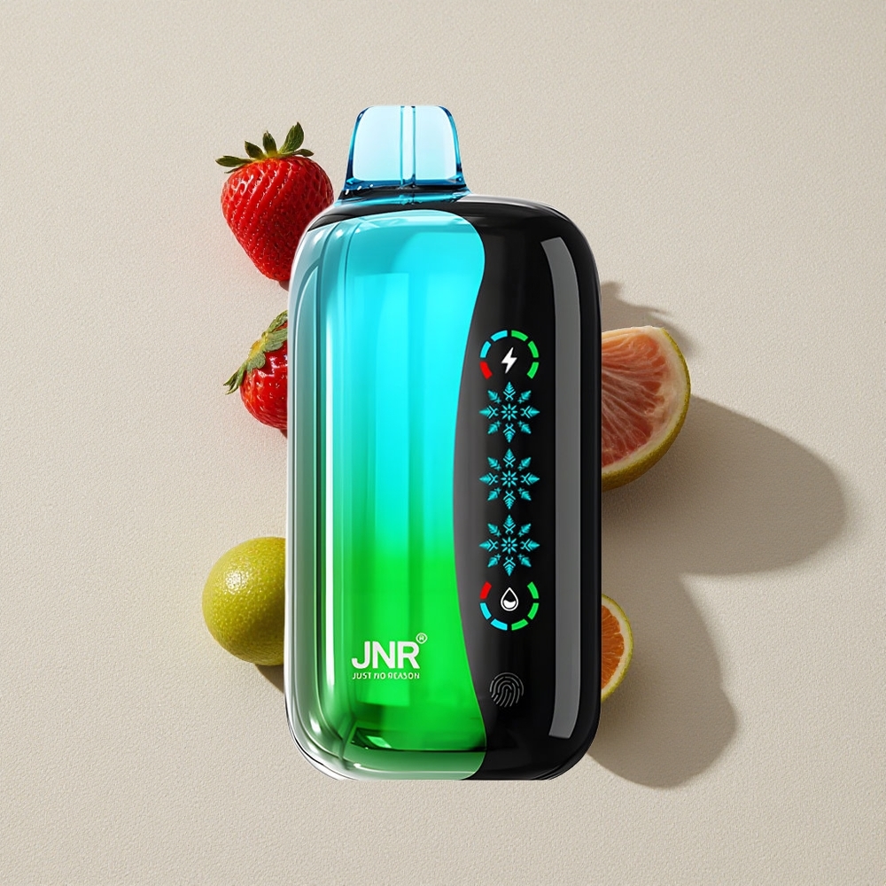 Strawberry Kiwi JNR Flex Ice 21000 Puffs Disposable Vape Touch Screen