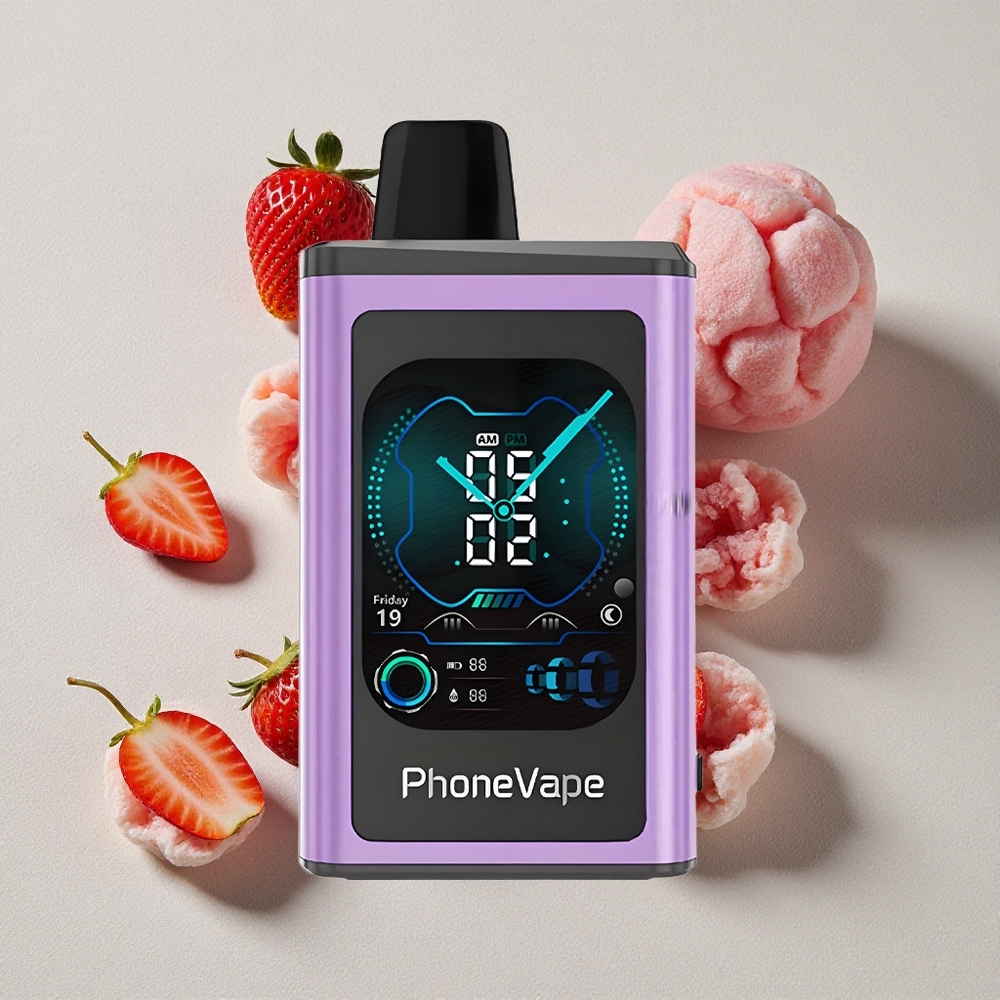 Strawberry Ice JNR PhoneVape 30000 puffs Rechargeable Disposable Vape