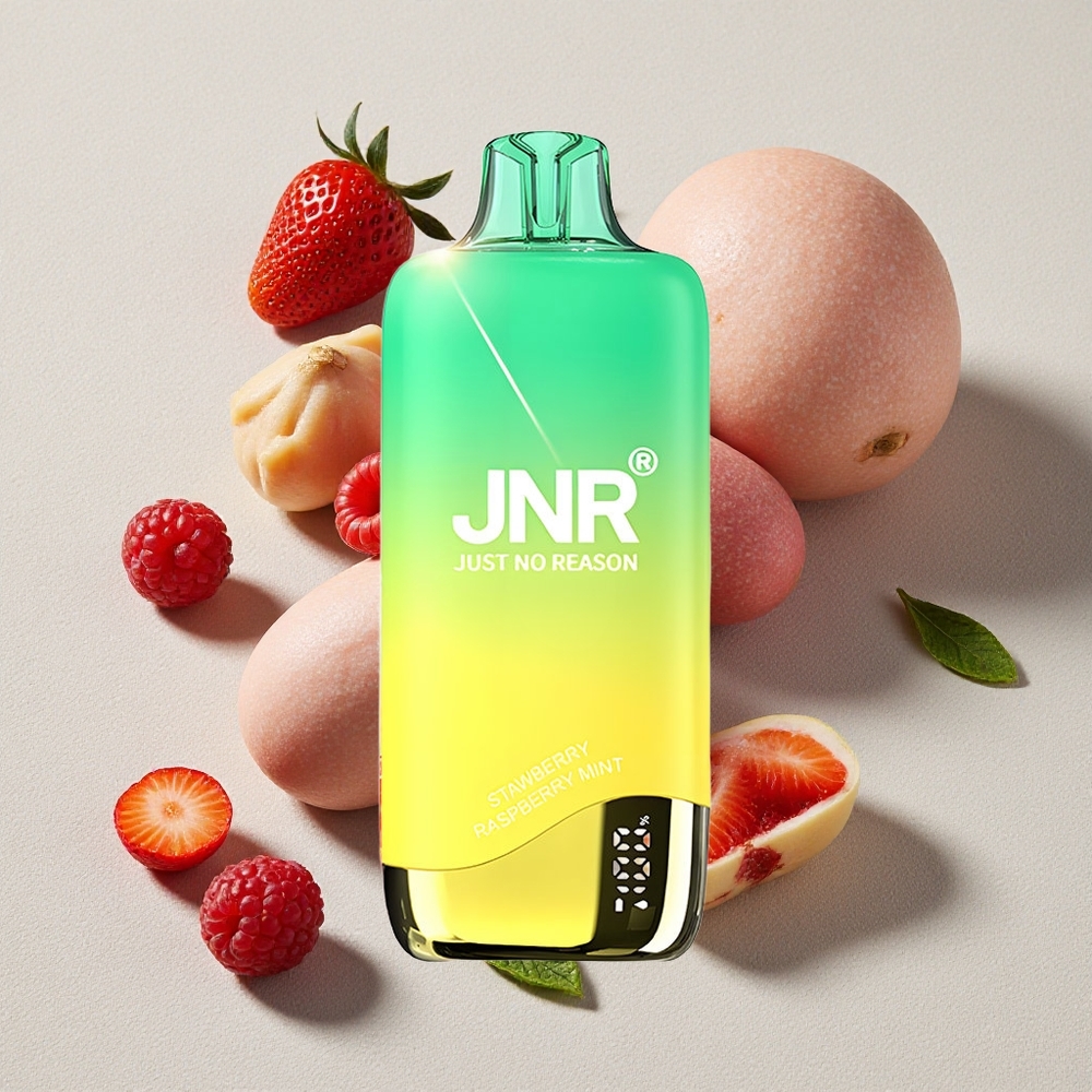 Strawberry Raspberry Mint JNR Rainbow 10500 Puffs Disposable Vape