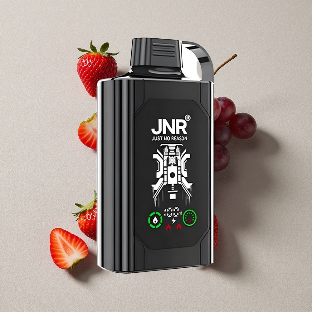 Strawberry Grape JNR Shisha Hookah Box 20500 Puffs Disposable Vape with Dual Mesh Coil